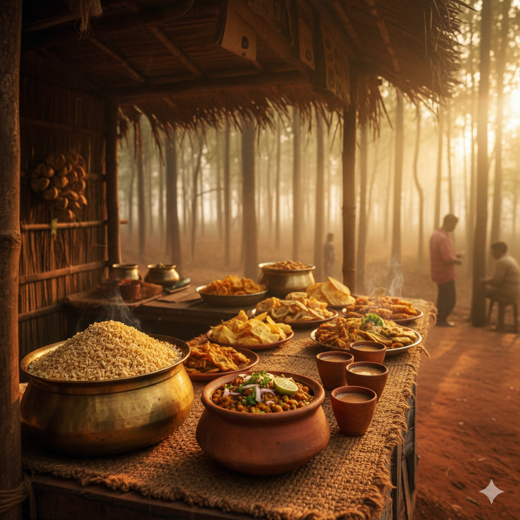 Local Flavours: What to Eat When You Stay at Neel Nirjan ; Visit Shantiniketan