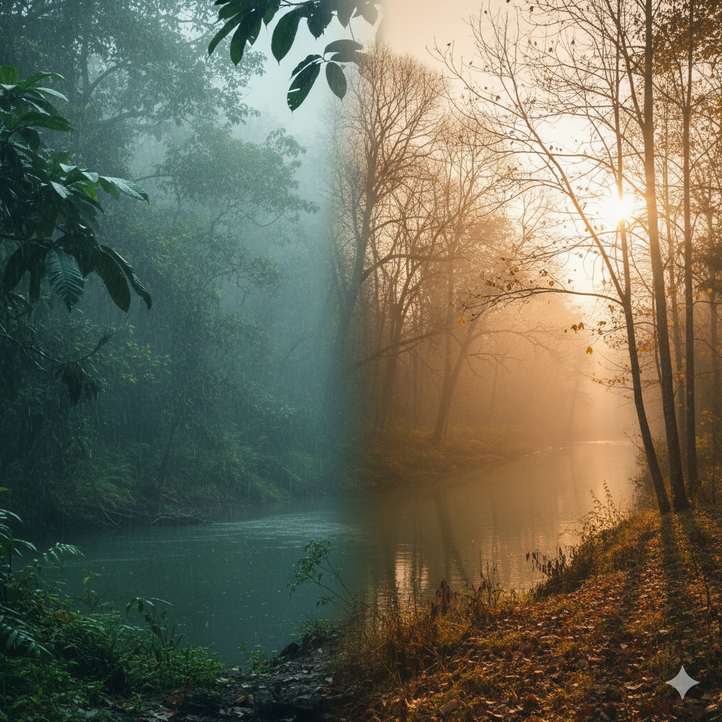 Monsoon ; Winter Trips: Best Time to Visit Neel Nirjan and Shantiniketan