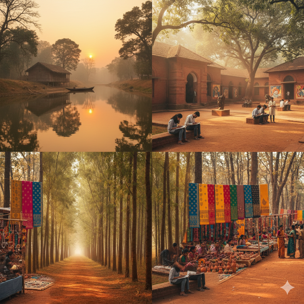 Photography Lovers’ Paradise: Capture the Best of Bolpur — River, Forest, Market ; Campus